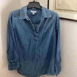 Liz Lange for Target Denim Maternity Short Size M